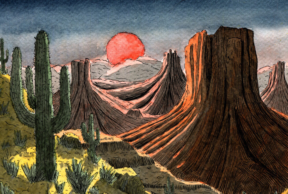 Stepní Běžec – 7 inch vinyl / komiks